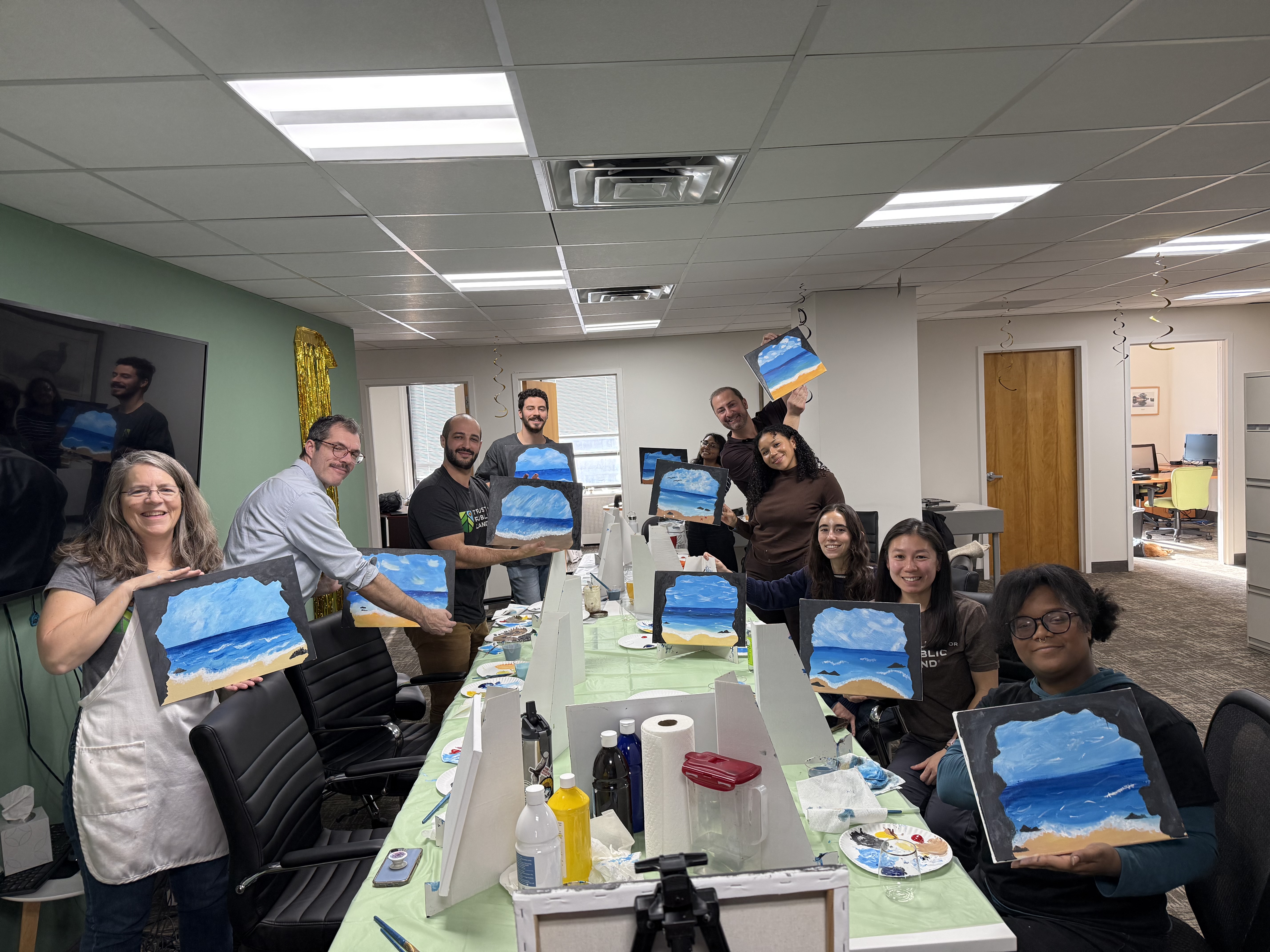Corporate Team Building Paint Party