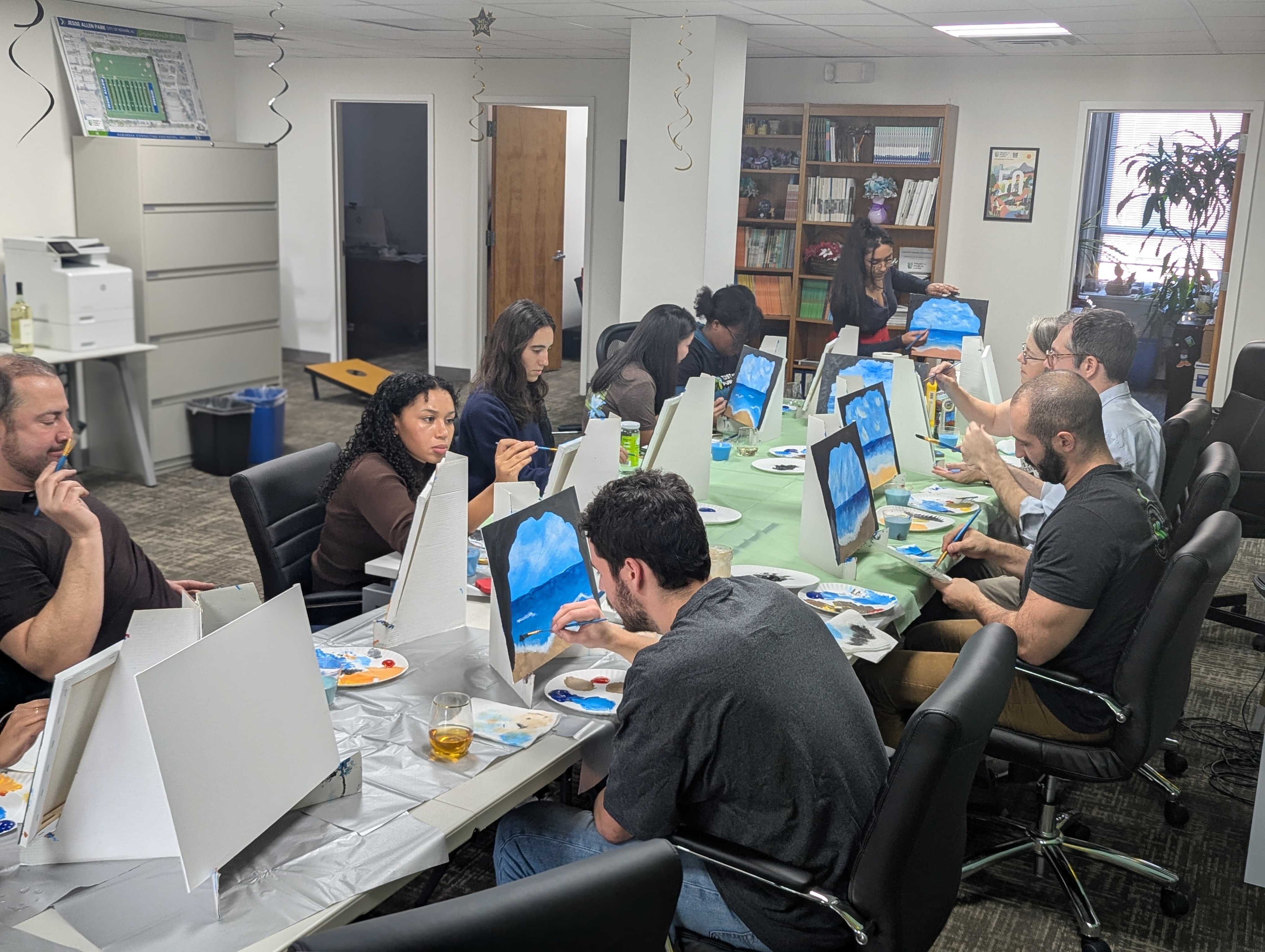 Office Paint Party — At-Home Event NJ