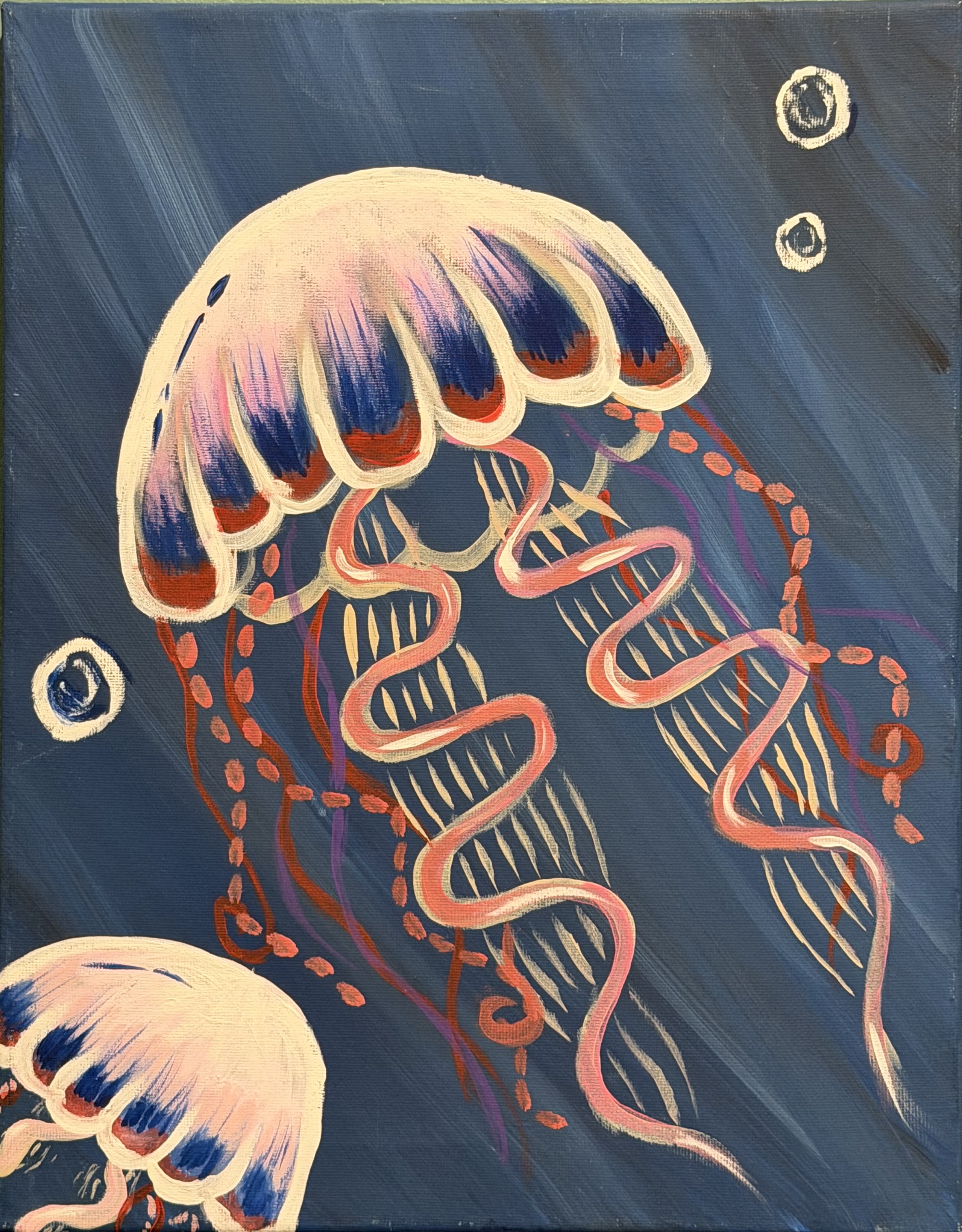 Jellyfish — guided painting design